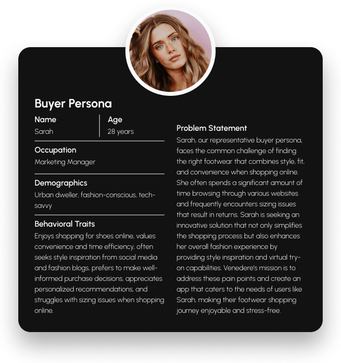 Vendere: buyer persona, research made concrete