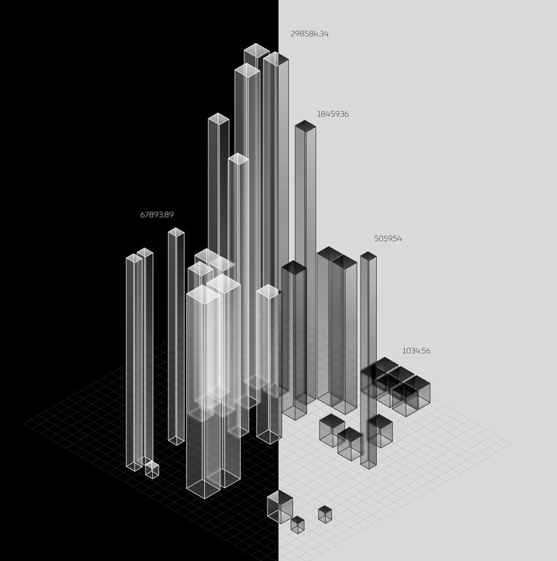 X-Data: isometric system, every tower a dataset